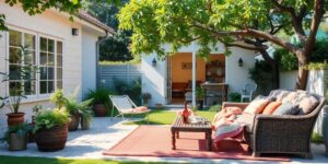Gemütliches Zuhause mit Garten und Freizeitaktivitäten.
