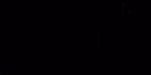 Hooded figure in shadow, obscured by dim light.